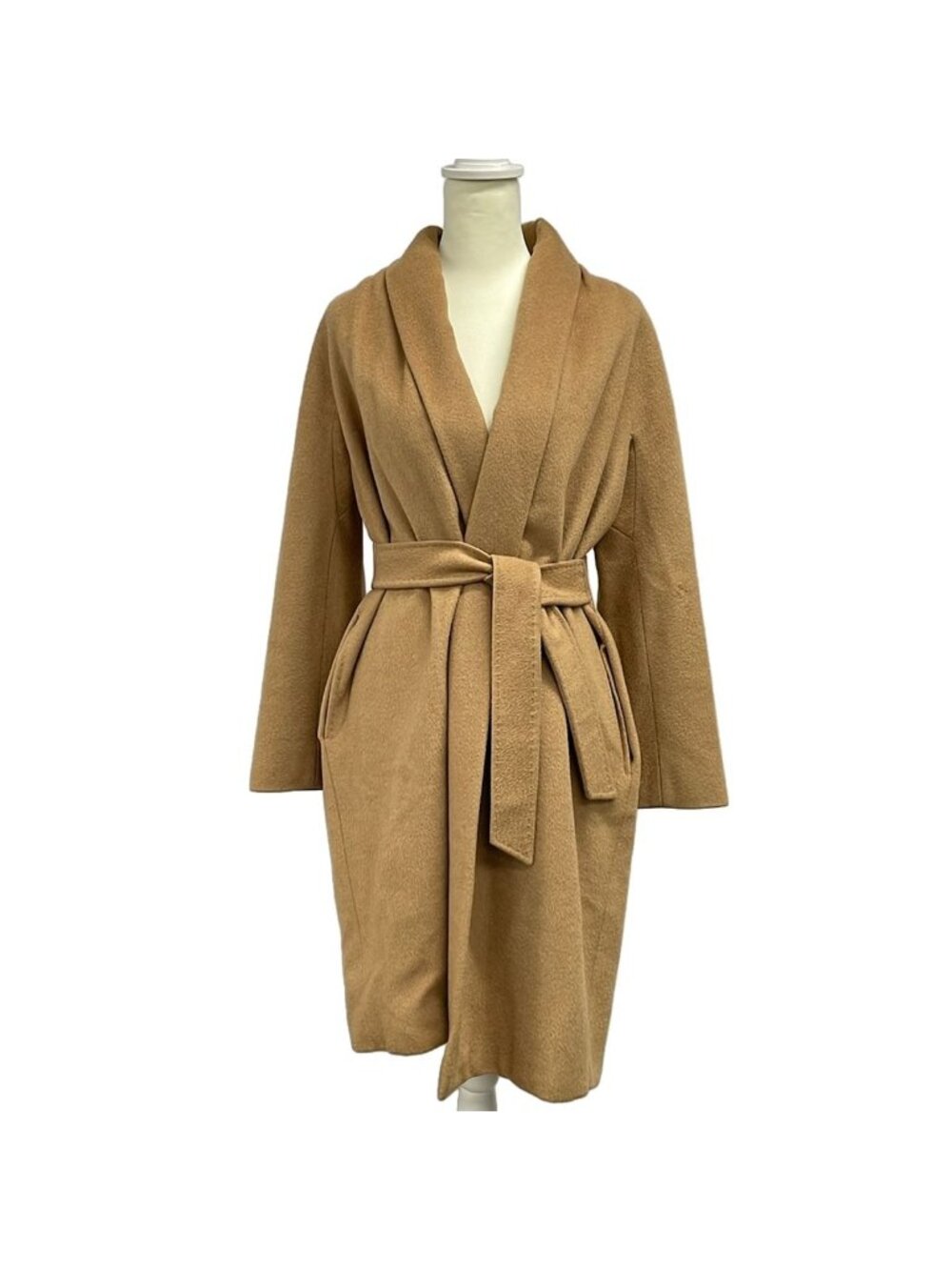 Max Mara Coat M Light Brown 42